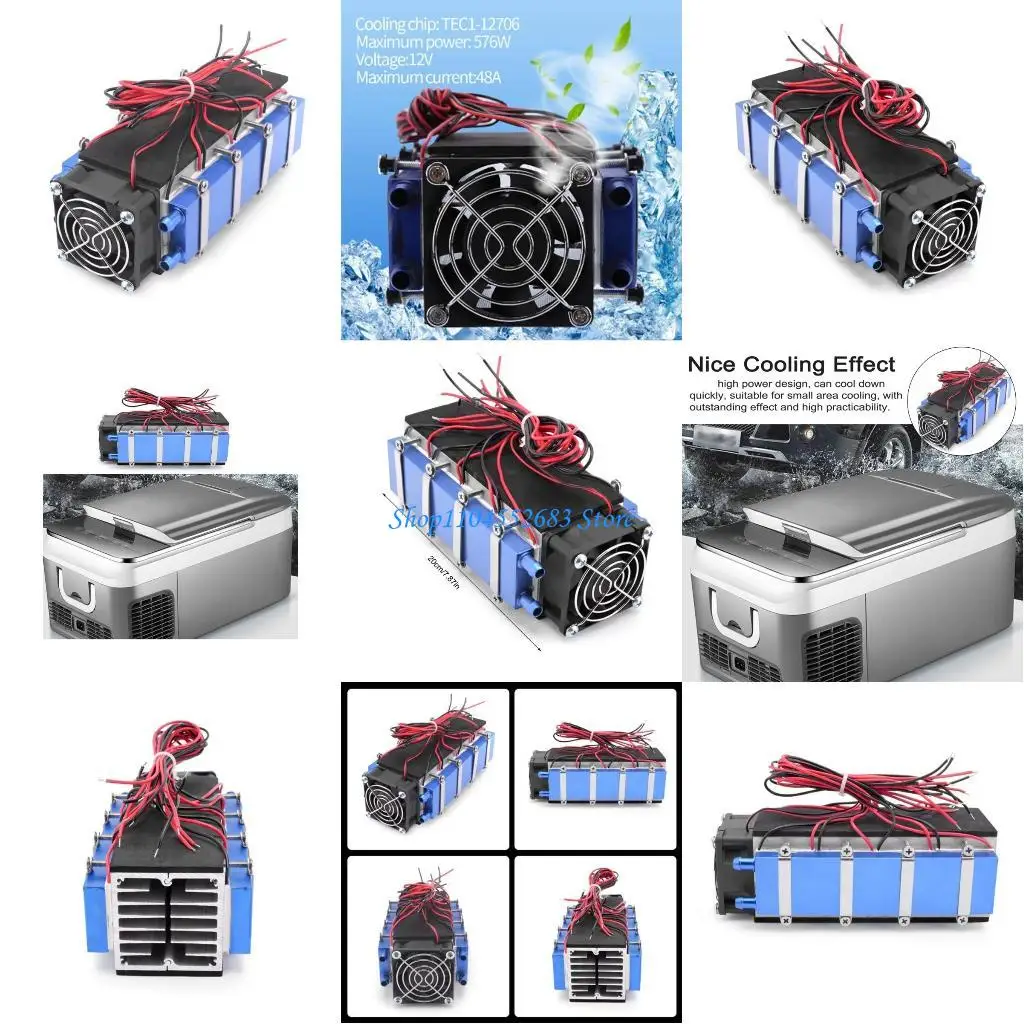

Y6GD 12V 576W DIY термоэлектрический охладитель малошумный холодильный охладитель прочный