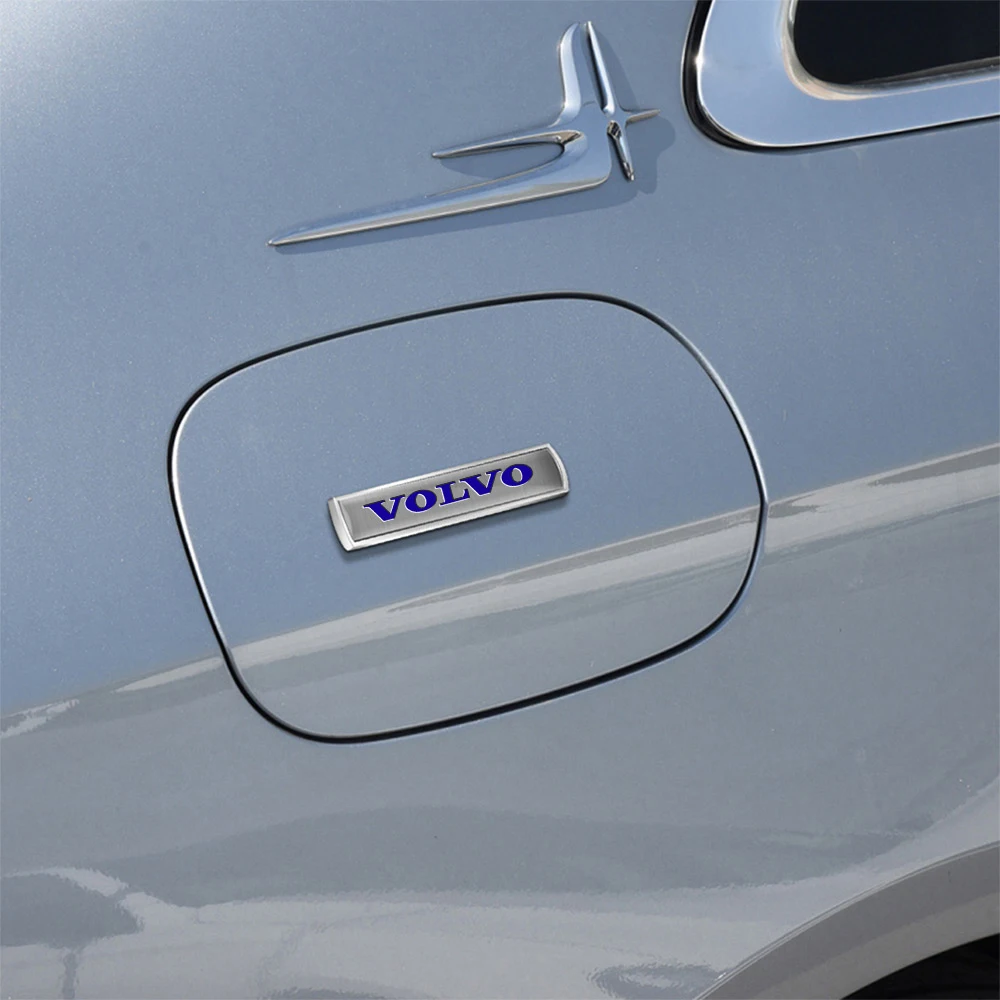 Car Metal Alloy Emblem Car Body Side Trunk Stickers For Volvo R Design T6 AWD C30 C40 C50 C70 S40 S60 S70 S80 S90 V40 V50 V60