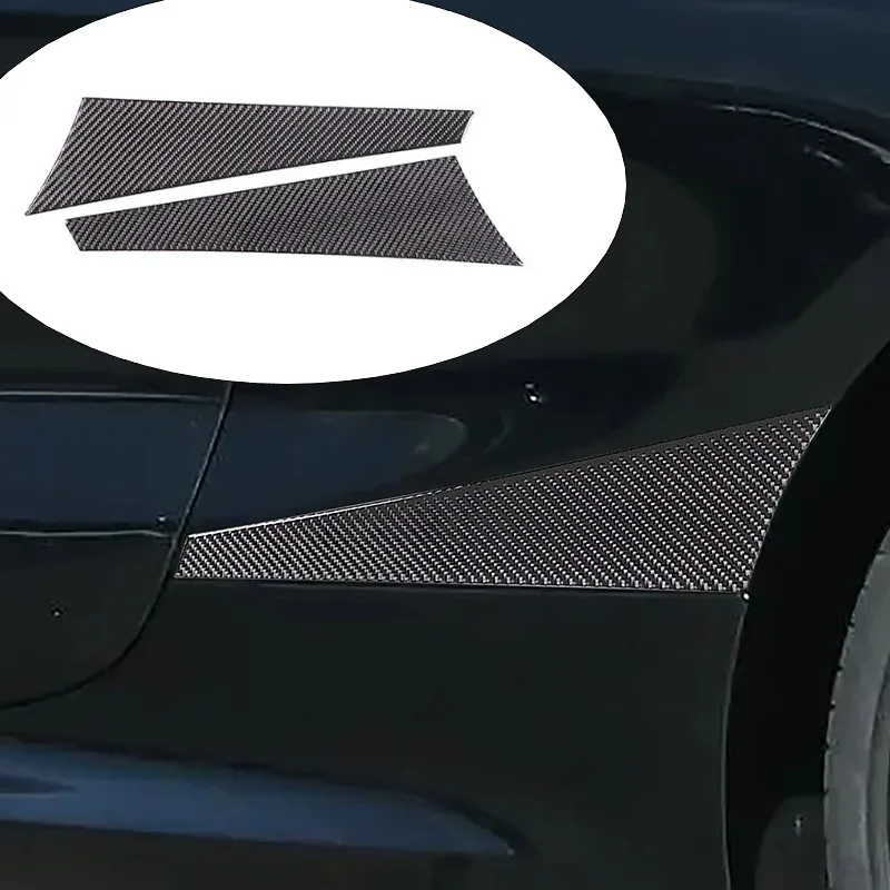 

Car Rear Side Leaf Fender Air Outlet Panel Cover Trim For BMW 8 Series G14 G15 G16 2019-2023 Carbon Fiber Exterior Accessories