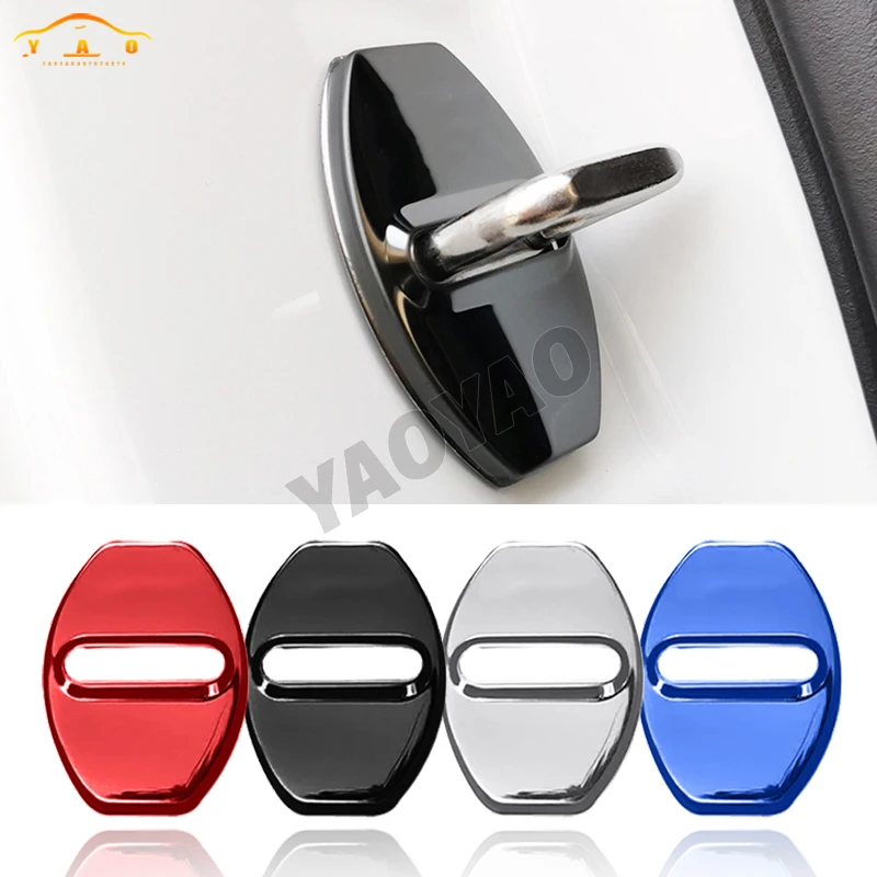 

Car Protect Accessories For Volkswagen VW Golf MK8 Jetta Passt Polo 6R GTI GTE GTD Rline R Car Door Lock Cover Auto Emblems Case