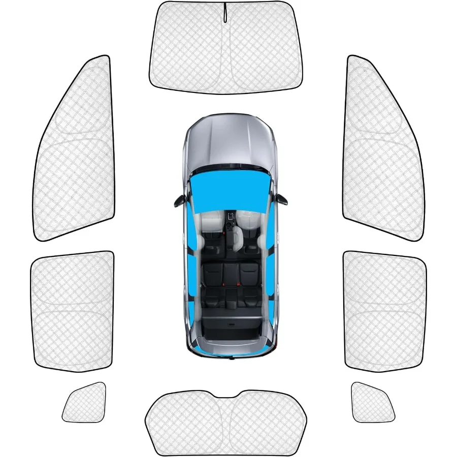 

8pcs Full Window Sun Shades Custom Fit for Subaru Forester Accessories 20142018 Privacy Car Window Covers for Windshield Side R