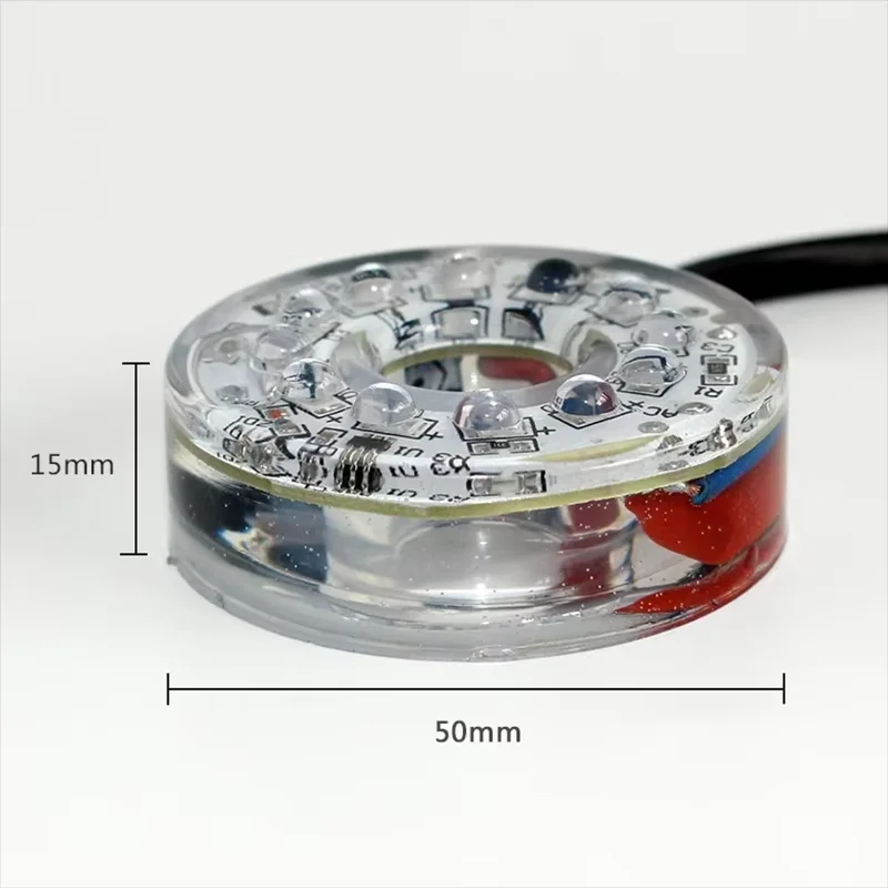 RGB Led Fish Tank Light Aquarium Light Fishing light Waterproof Underwater Light LED Ocean Light Fountain Decor Diving Light - Image 3