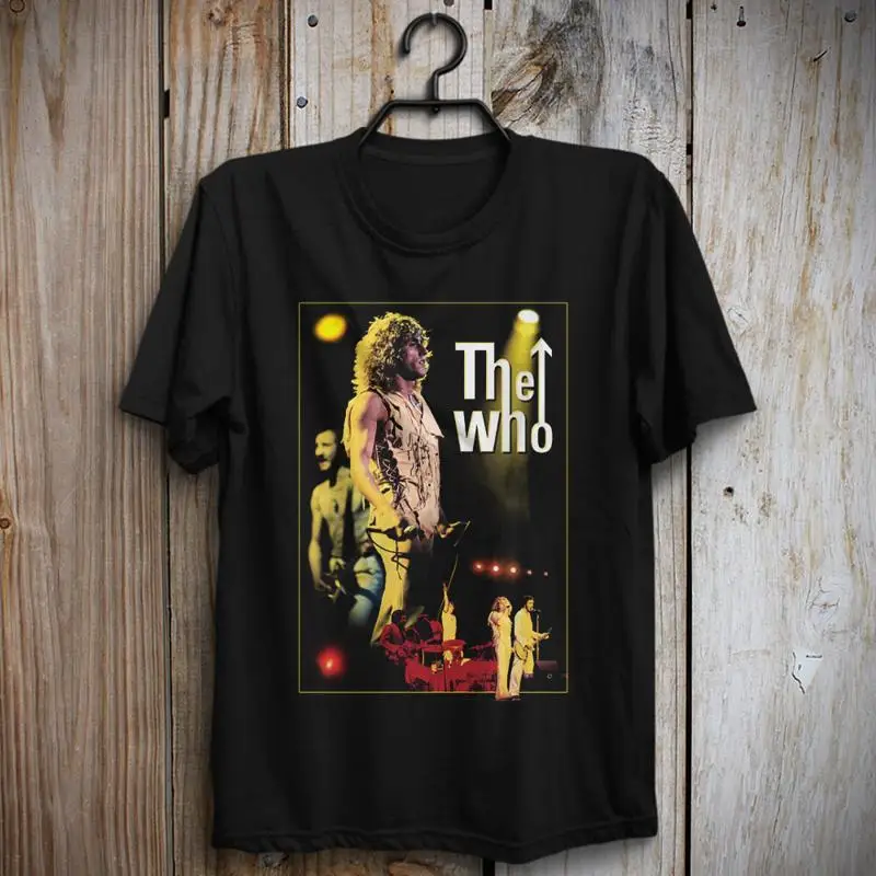 Sale Live In Texas75 The Who T Shirt Baba O'Riley Roger Daltrey John Entwistle Keit