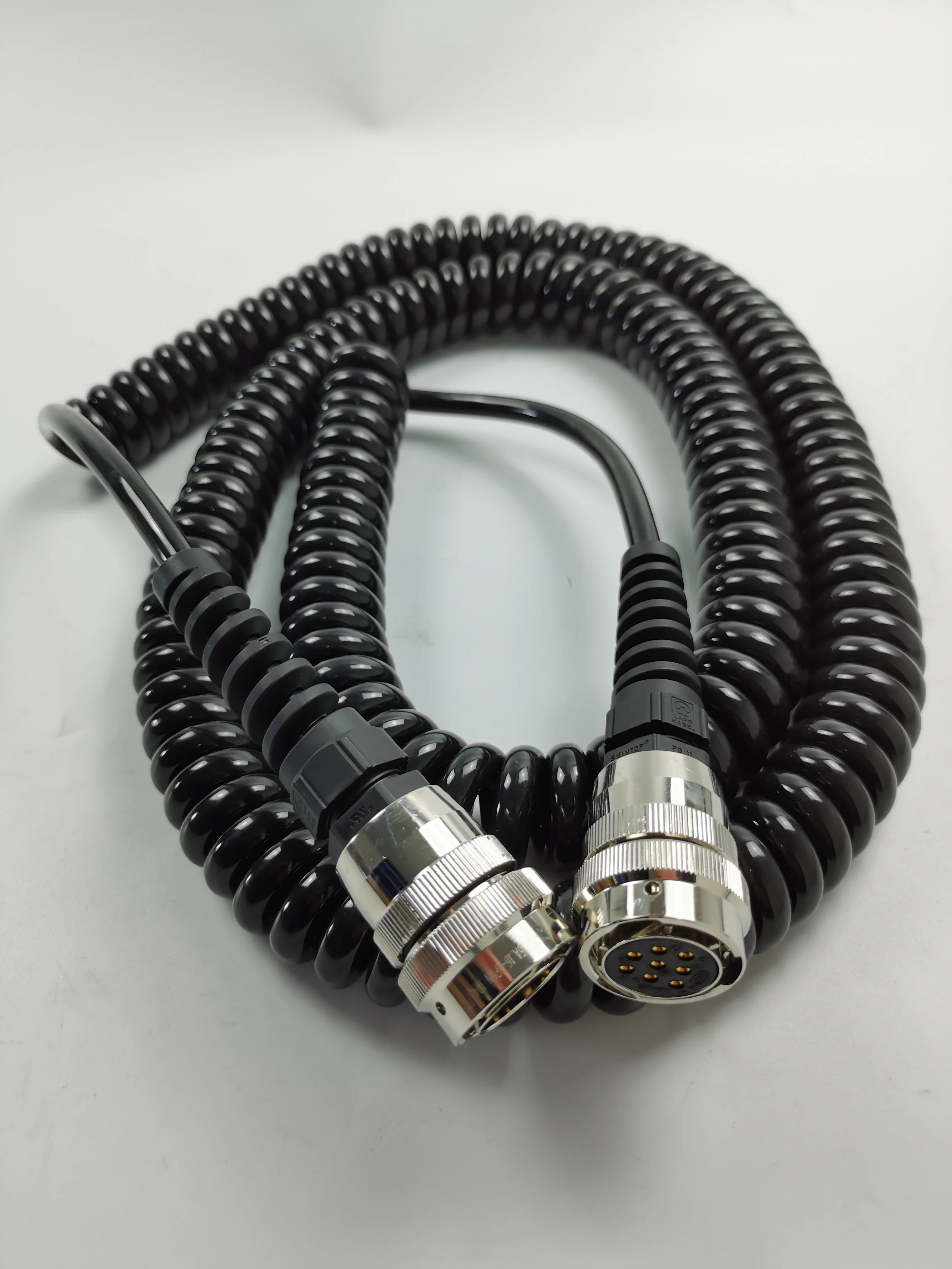 

High Quality Asphalt Paver Leveling System Pn. 2460770014 8pins-8holes 1.5m Grade Sensor Cable