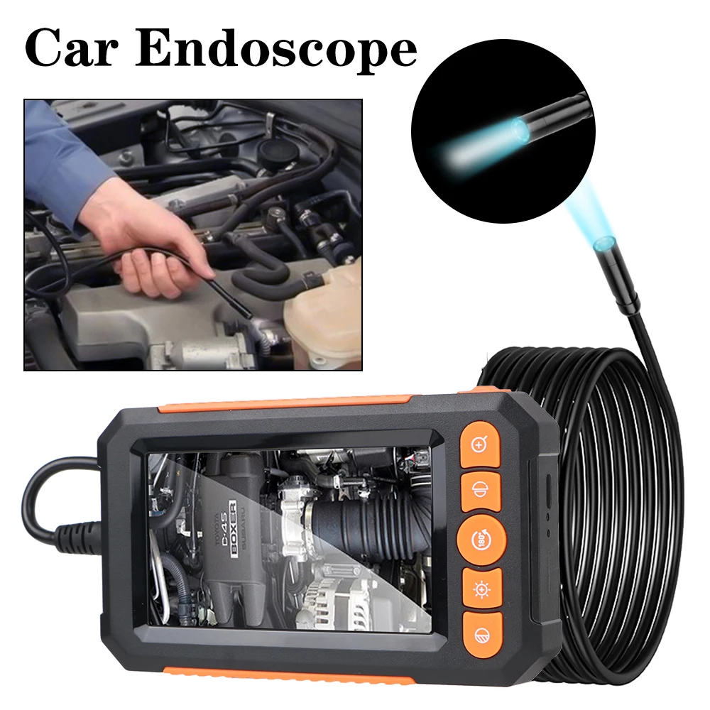 

Car Repair tool IP67 Waterproof Digital Inspection Endoscope Camera Tester Car Pipe Sewer Inspection Borescope 4.3 HD IPS Screen