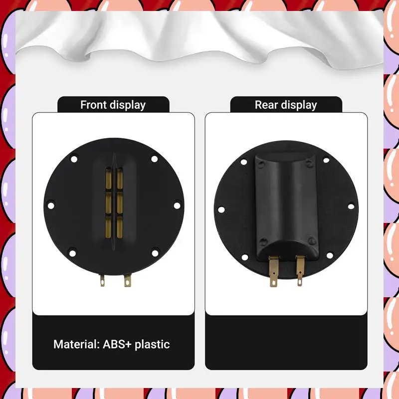 A72Z 4Pcs Horns 4 Inches Pneumatic Tweeter Aluminum Ribbon Tweeter Ribbon Speaker For Ribbon Tweeter Tweeter Heads Horns