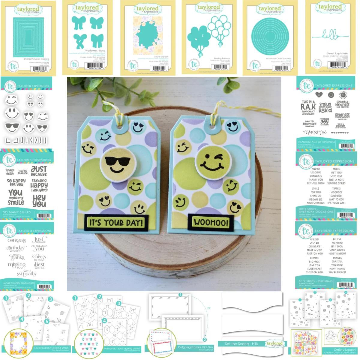 

March 2026 Balloon Garden Metal Cutting Dies Clear Stamps Hills Stencil For DIY Scrapbook Craft Decoration Template Gift Card