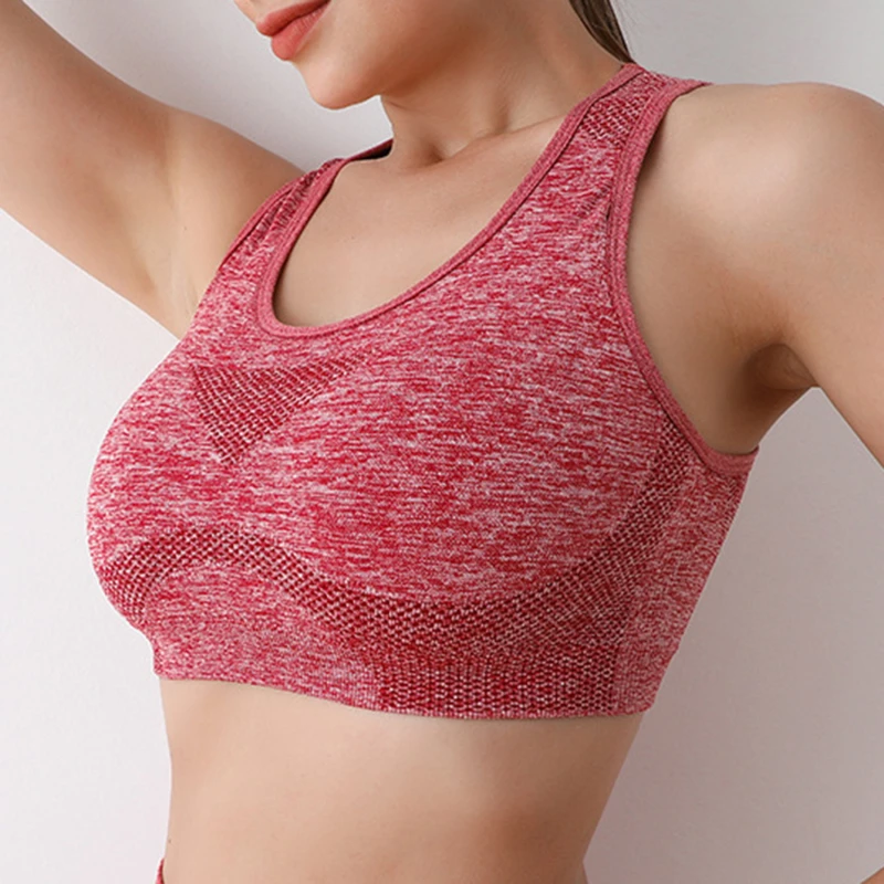 Women Sports Bra Top Push Up Fitness Yoga Bra Underwear Sport Tops For Women Breathable Running Vest Gym Wear