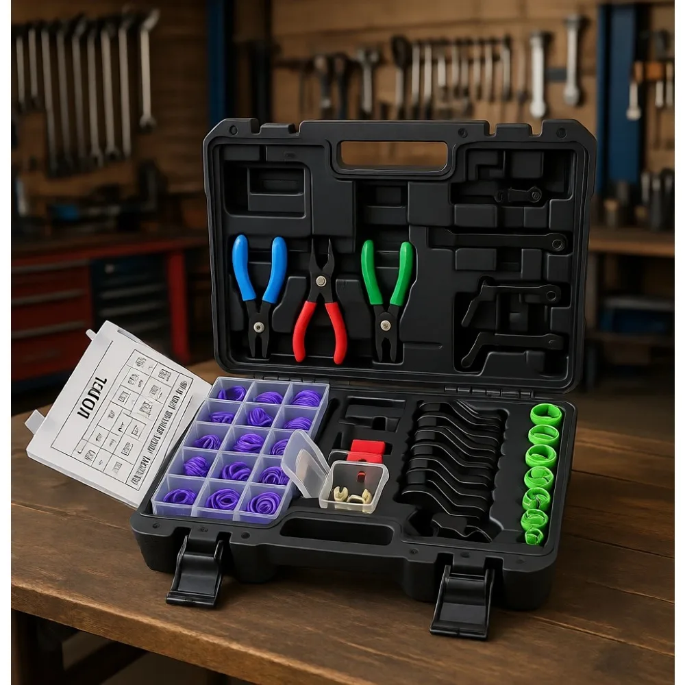 

29 Piece Quick Disconnect Tool Set for Fuel Line AC and Transmission Cooler Removal with O Seal Kit