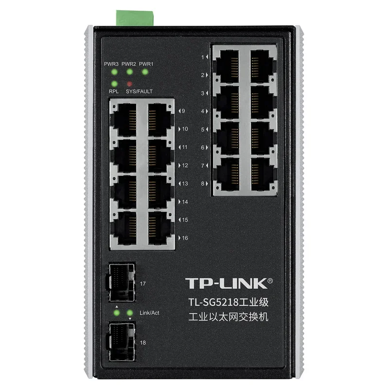 TP-LINKTL-SG5218 Industrial Grade Dual Band Wireless Client 2.4G And 5G Dual Band Optional RF Industrial Ethernet Switch