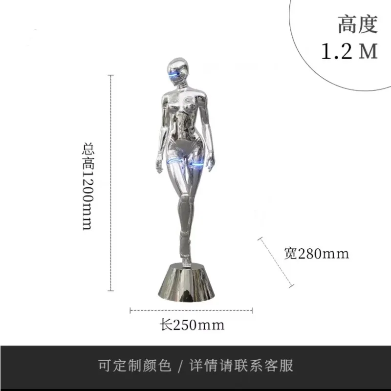 BJ-9 Machinery Ji Sculpture Muse Large Technology Character Ornament Bar KTV Trend Decoration home accessories