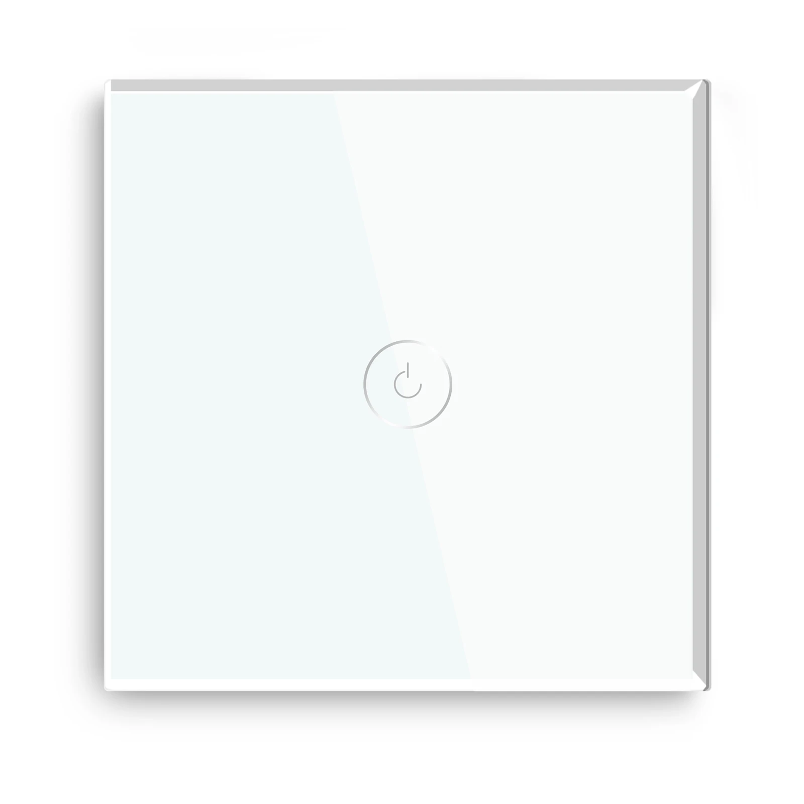 BSEED WIFI Licht Schalter Smart Tuya Wand Schalter 1/2/3Gang APP Multi-Control Treppen Schalter mit Neutral Blau Hintergrundbeleuchtung Glas
