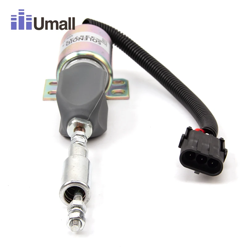 Diesel Combustível Bomba solenóide Válvula, Peças de grupo gerador, Combustível Shutoff Valve, 12V, 961000780034, 2TB130805, 3357411, 3357411