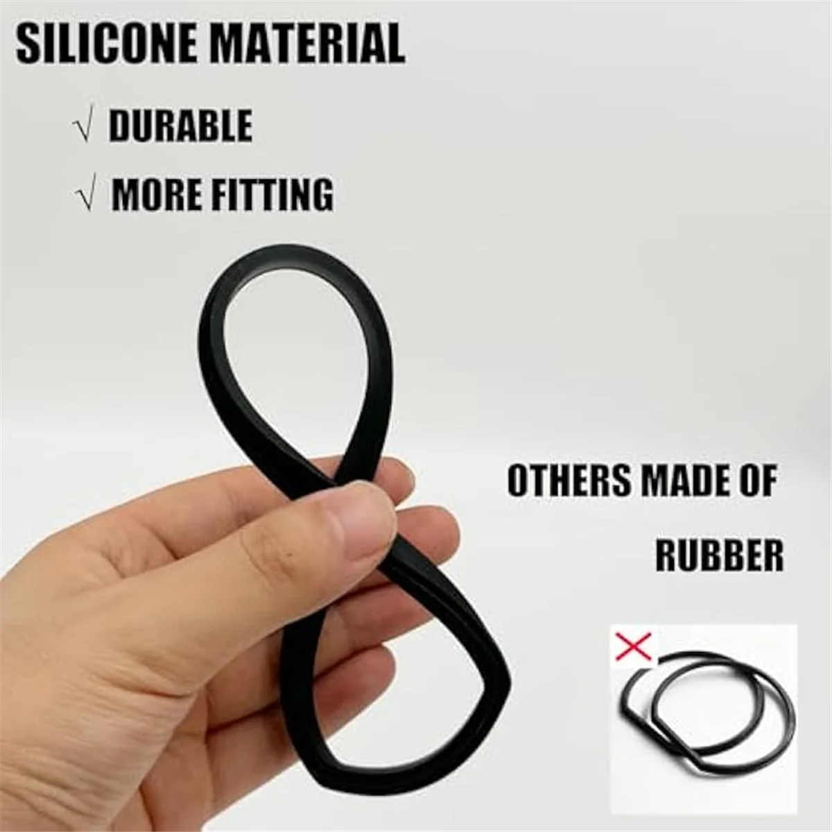 L65A 2PCS Replacement Gasket Stick Vacuum Cordless Dust Bin Lid,Seal Attachments for Ryobi 18v PCL720, PBLSV716, PBLSV717