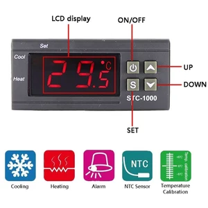 STC-1000 LED Digital Temperature Controller ThermoRestate ThermoRegulator Incubator 12V 24V 110V 220V 10 Main Sales Thermostat for Hoker - №1