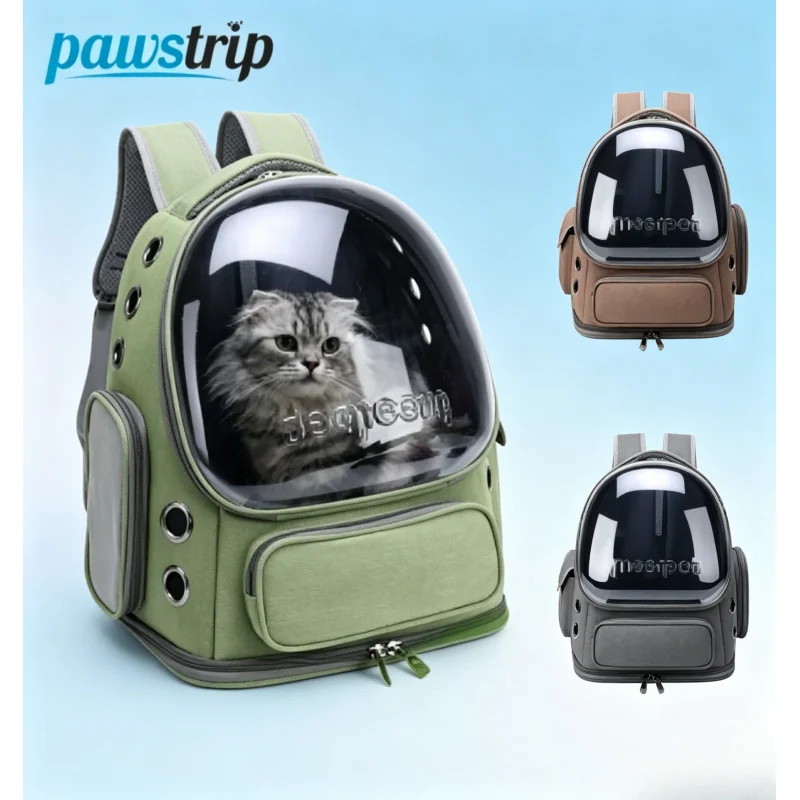 

Transparent Breathable Pet Carrier Backpack, Outdoor Travel Cat Carrying Bag for Cats Small Dogs, Portable Pet Supplies