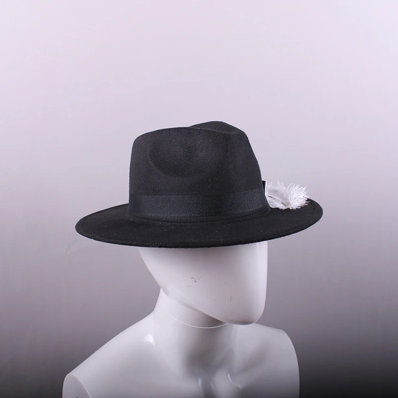 Kostiumy Cosplay Dracule Mihawk Strój Pirata Czarna Czapka z Piórem Akcesoria Rekwizyty na Halloween Karnawał dla Dorosłych Mężczyzn