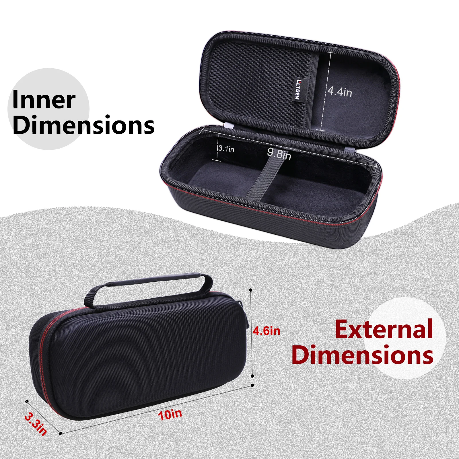 LTGEM EVA Hard Case for FLIR TG165-X Thermal Camera Lmaging Tool - Travel Protective Carrying Storage Case Bag