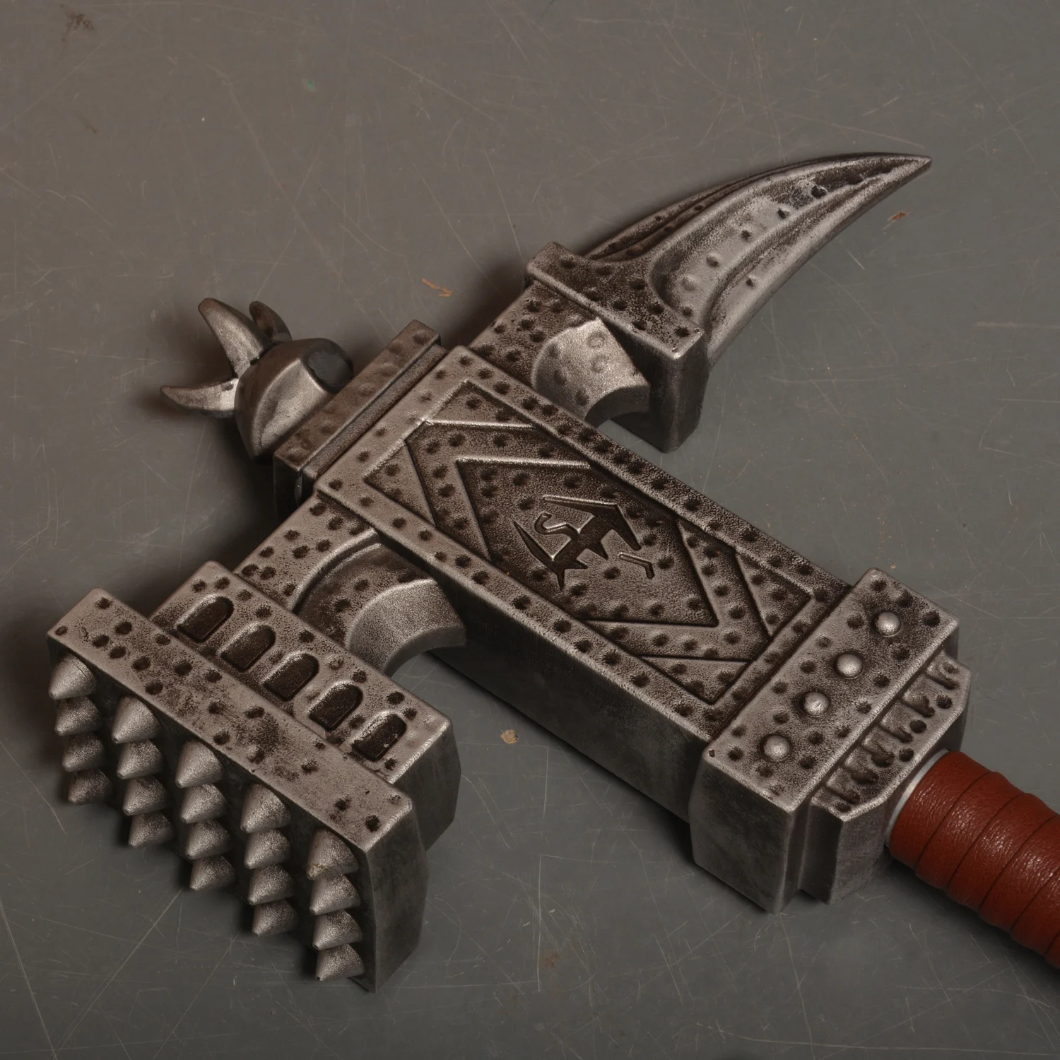 33,5'' Metal The Elder Scrolls Falx Carius Cosplay Melee Hammer Rollenspel Props, Rollenspel, Collecties, Home Decor Showcase