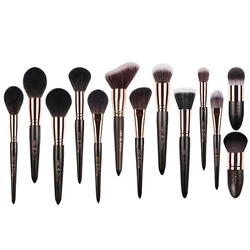 MyDestiny Full Series Professional Animal Hair Face Makeup Brushes For Foundation/ Blush/ Highlight/ Sculpting/ Powder Brush