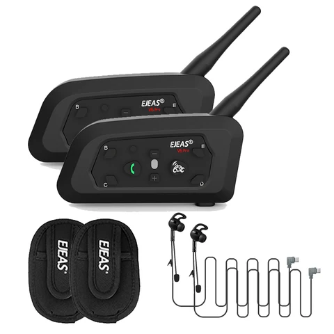 Беспроводная Полнодуплексная Гарнитура EJEAS V6C RPO С Bluetooth, Дальность 1200 М, Для Профессиональных Футбольных Судей