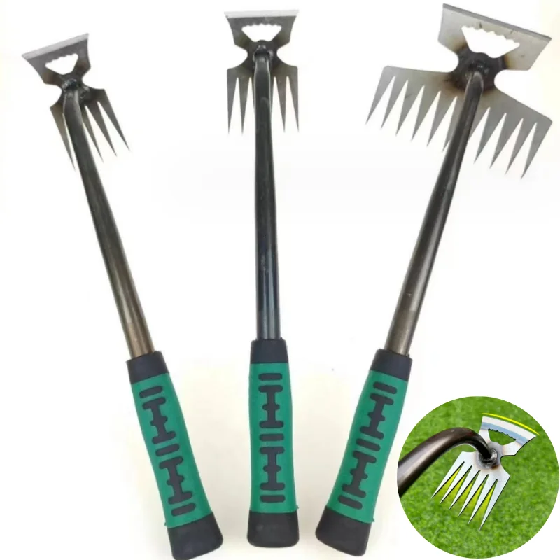 

2 In 1 Garden Weeding Tool Manual Weed Grass Rooting Tool Puller Shovel Weeding Removal Hand Gardening Loose Soil Tool Weeder