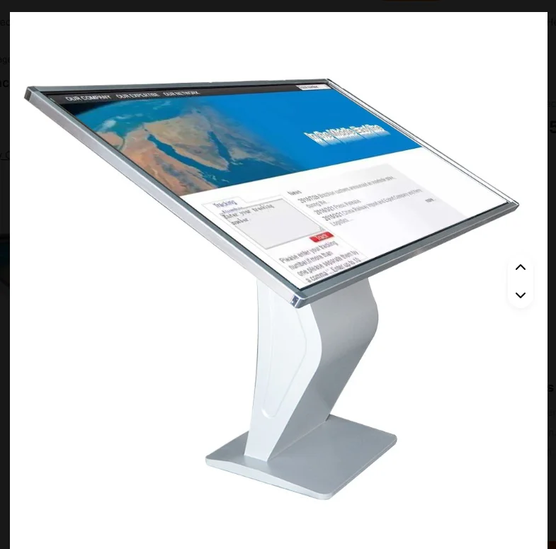 Pabrik Shenzhen Harga Terbaik Layar Sentuh Interaktif Kios Informasi 75 Inci Layar LCD Layanan Mandiri