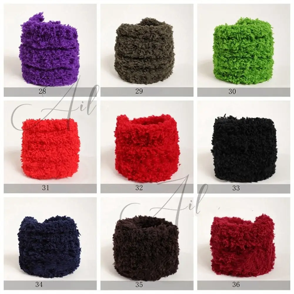 Iron Wire Wire Twist Stick Felt Fabric Multicolor Thread Ribbon Bar Cute Ornament Plush Wool Stick Crafts Toys