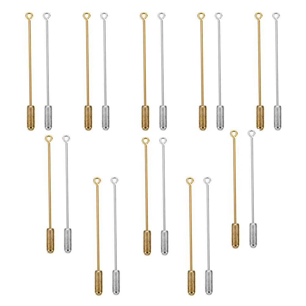 

40 PCS Brooch Pin Has Sweater Clothing Accessory Adjustable Safety Needle Alloy Shawl Clothes Baby Eye