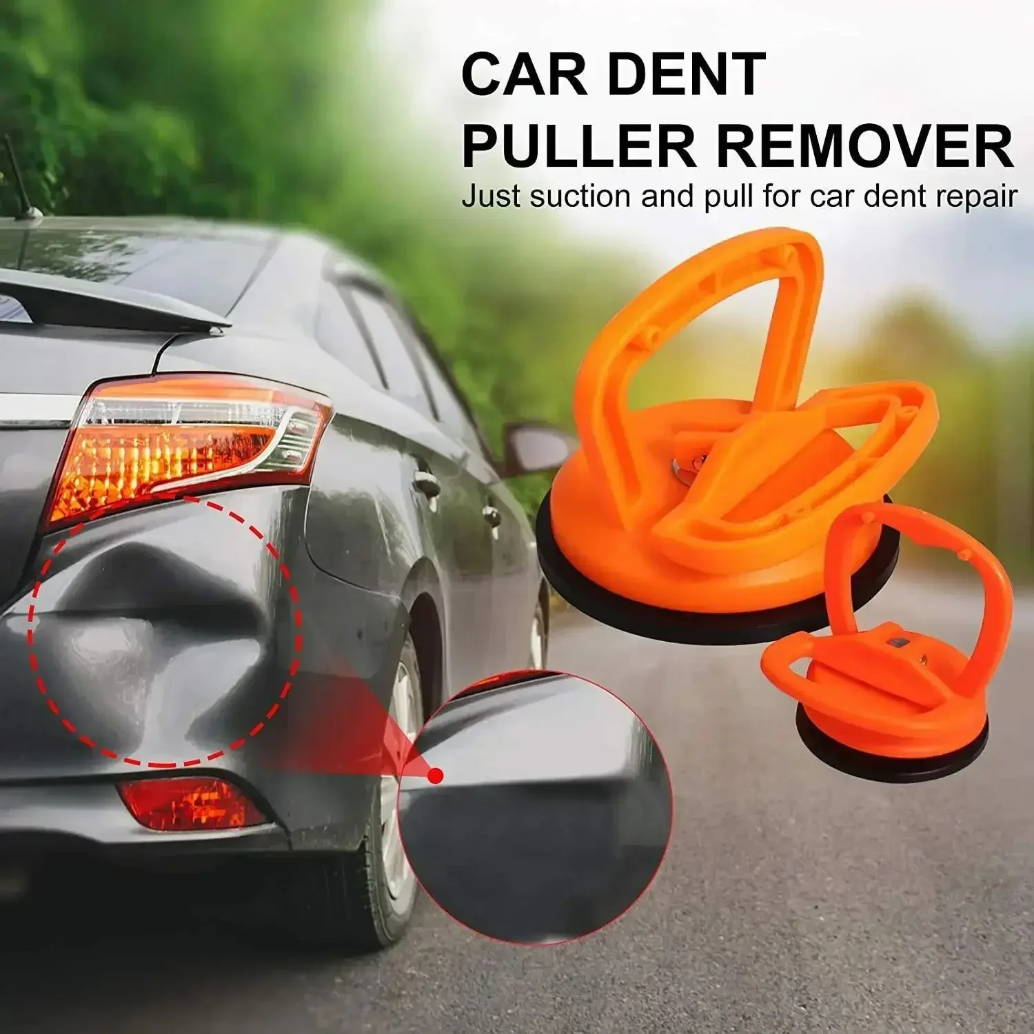 

Dent Puller Kit, Heavy Duty Paintless Dent Removal Suction Cup,Auto Body Repair Tool for Car Glass Windshield Tile Mirror Lifter