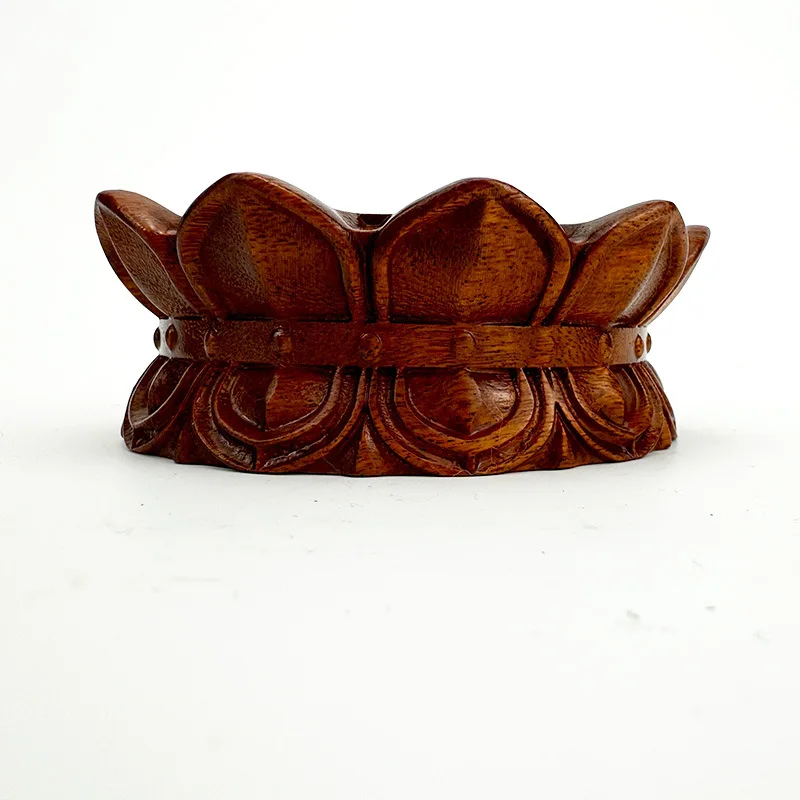 Cz lotus buddha statue bottom mahogany bottom sub-rosewood heightened ornament bottom whole wood solid wood for wood support
