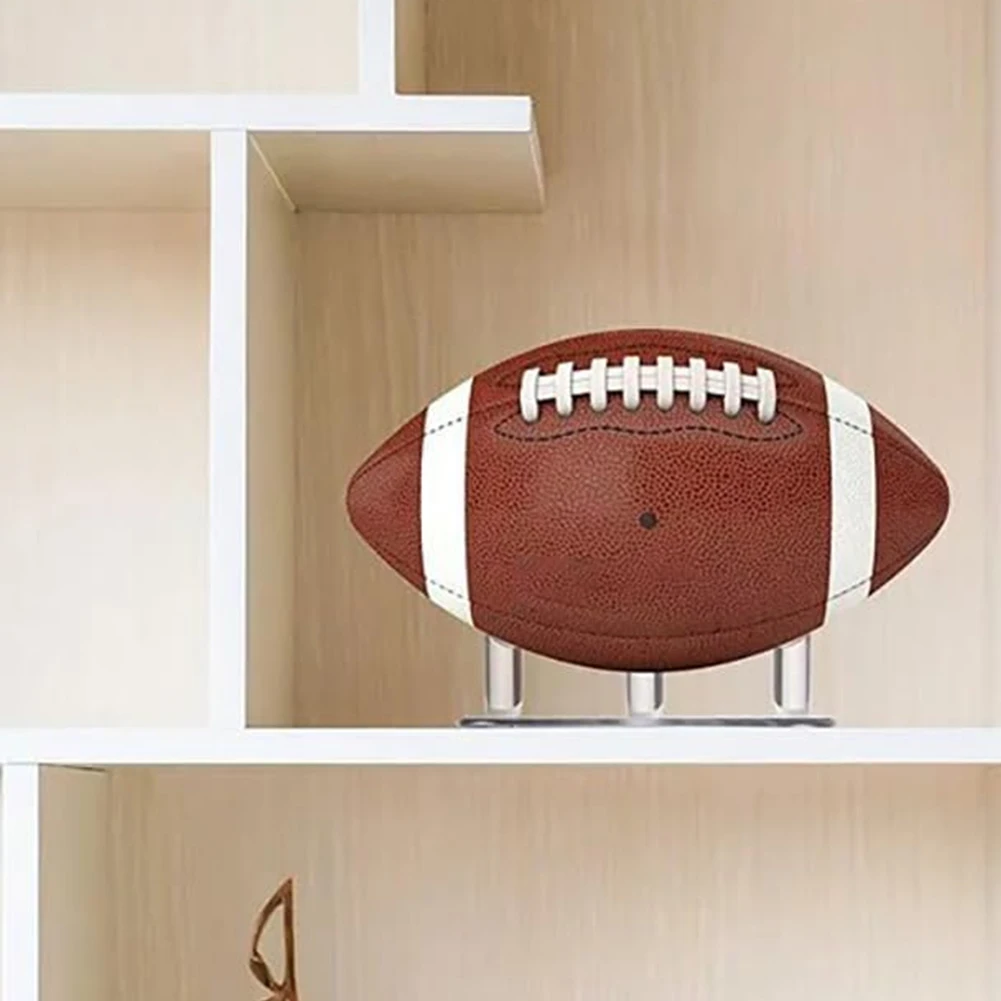 حامل كرة سلة لكرة السلة لكرة رياضية ، أكريليك ، مقاوم للاهتراء ، رف عرض شفاف ، كرة قدم ، كرة طائرة ، كرات ركبي #5