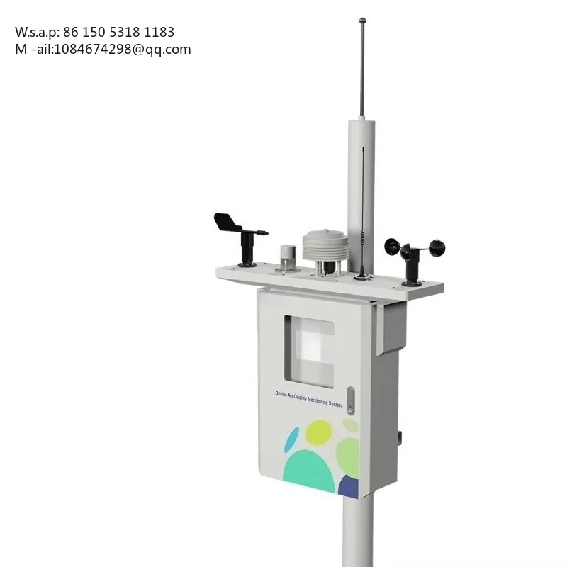 AQD5000 Multi-Parameter Ambient Air Quality Station - Ppb Detection, PM2.5/PM10, and Weather Data