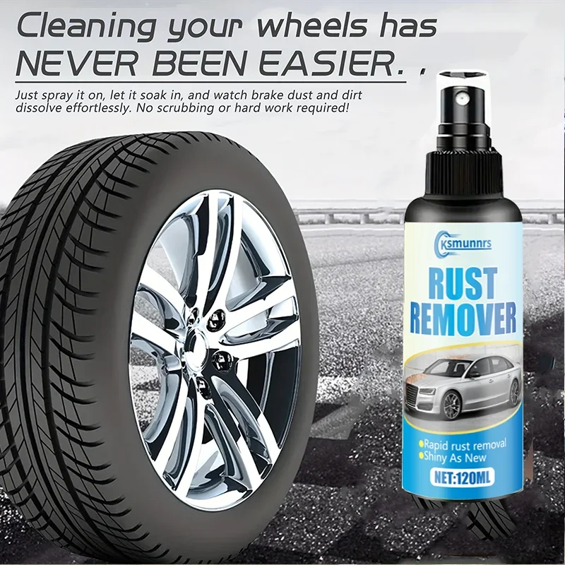 Fasilawei – Spray de nettoyage antirouille pour roues, décontamination forte, polissage, entretien des roues, nettoyeur de roues de voiture