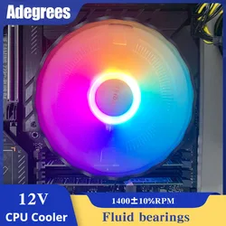 CPU PC Radiator 3Pin Processor Air Cooler Fan For Intel 775 1150 1151 1155 1156 1200 1700 AM3 AM4 X79 X99 PC Heat Sink