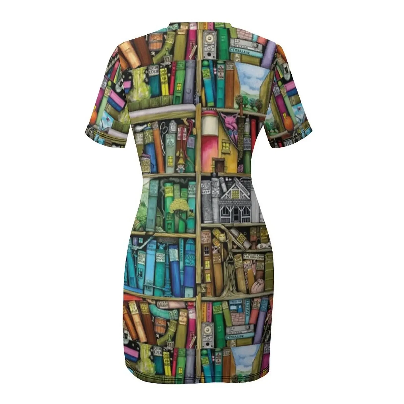 Fantastyczna biblioteka Sukienki z krótkim rękawem suknie ślubne na przyjęcia sukienki dla kobiet 2025 sukienki na studniówkę 2025 odzież damska Sukienka