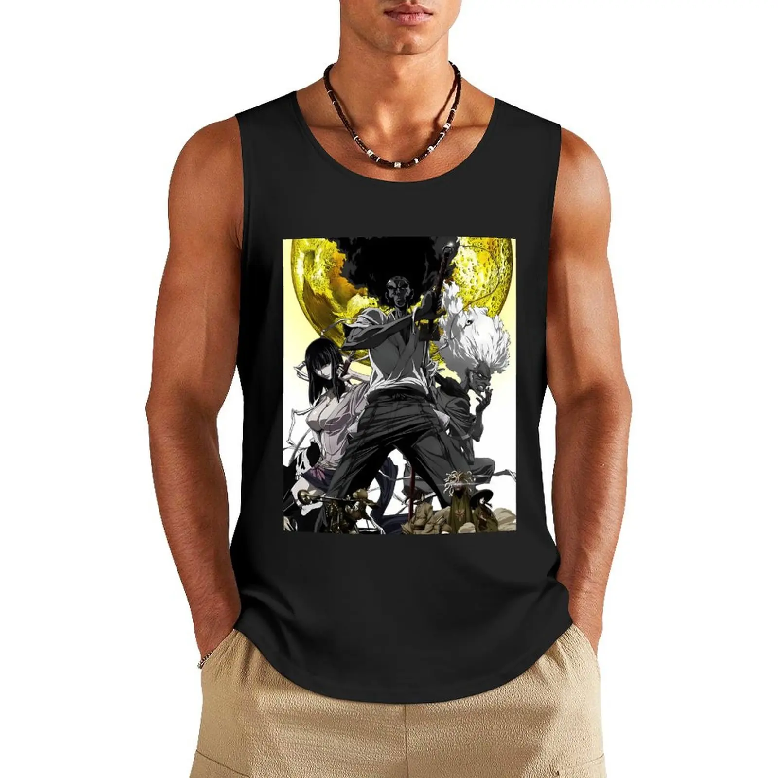 

TRIBOA Tank Top vests for men Men's sleeveless plain t-shirt