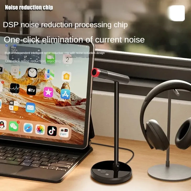 USB-bekabelde condensatormicrofoon Computer Desktop Conferentie Externe livestreaming Laptop Voice Class-microfoon