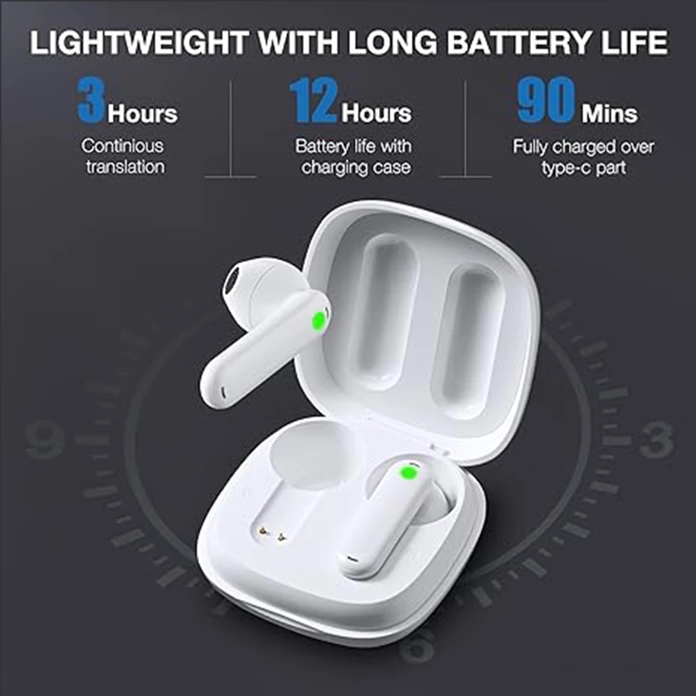 Timekettle WT2 Edge W3 Translator Earbuds: 40 Language Real-Time Translation Fast AI Global professional translation headphones