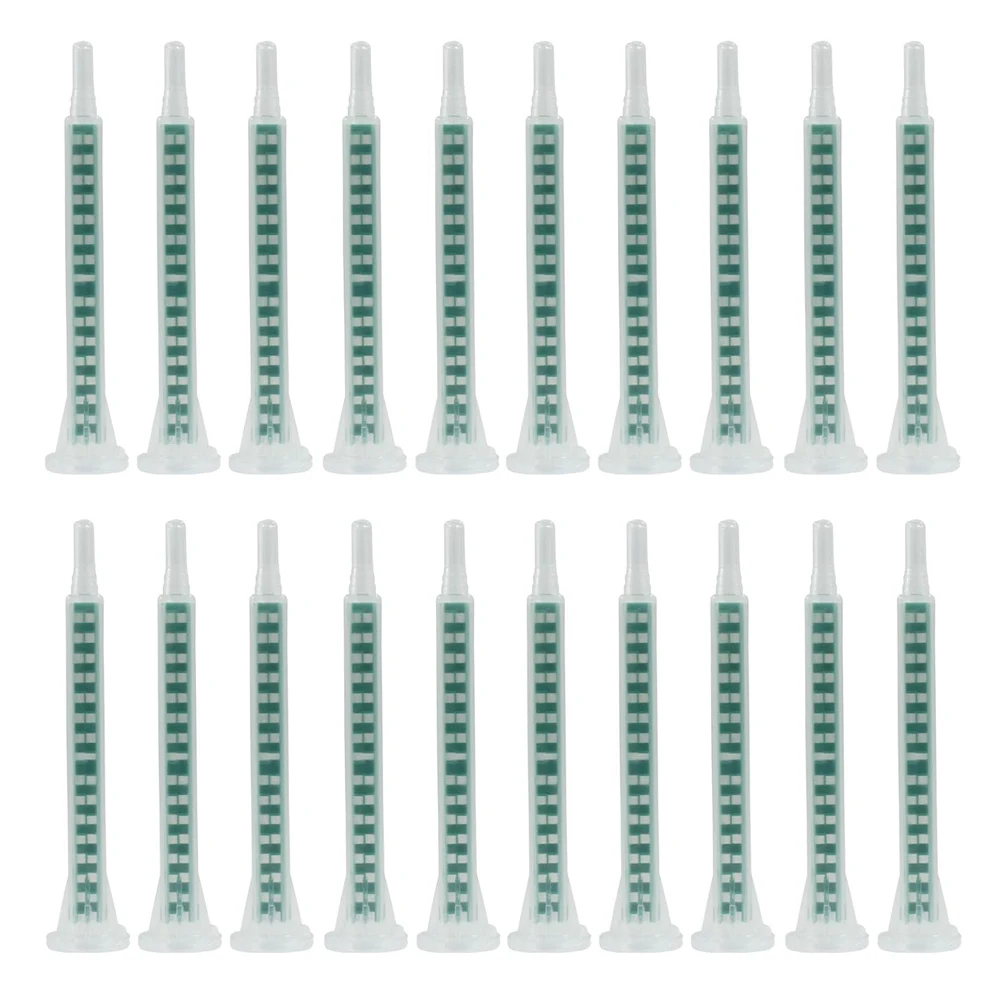 50Pcs 100Pcs 2K 1:1 Adhesive Static Mixing Tips Nozzles for Epoxy Resin Epoxy Glue Syringe Accessories