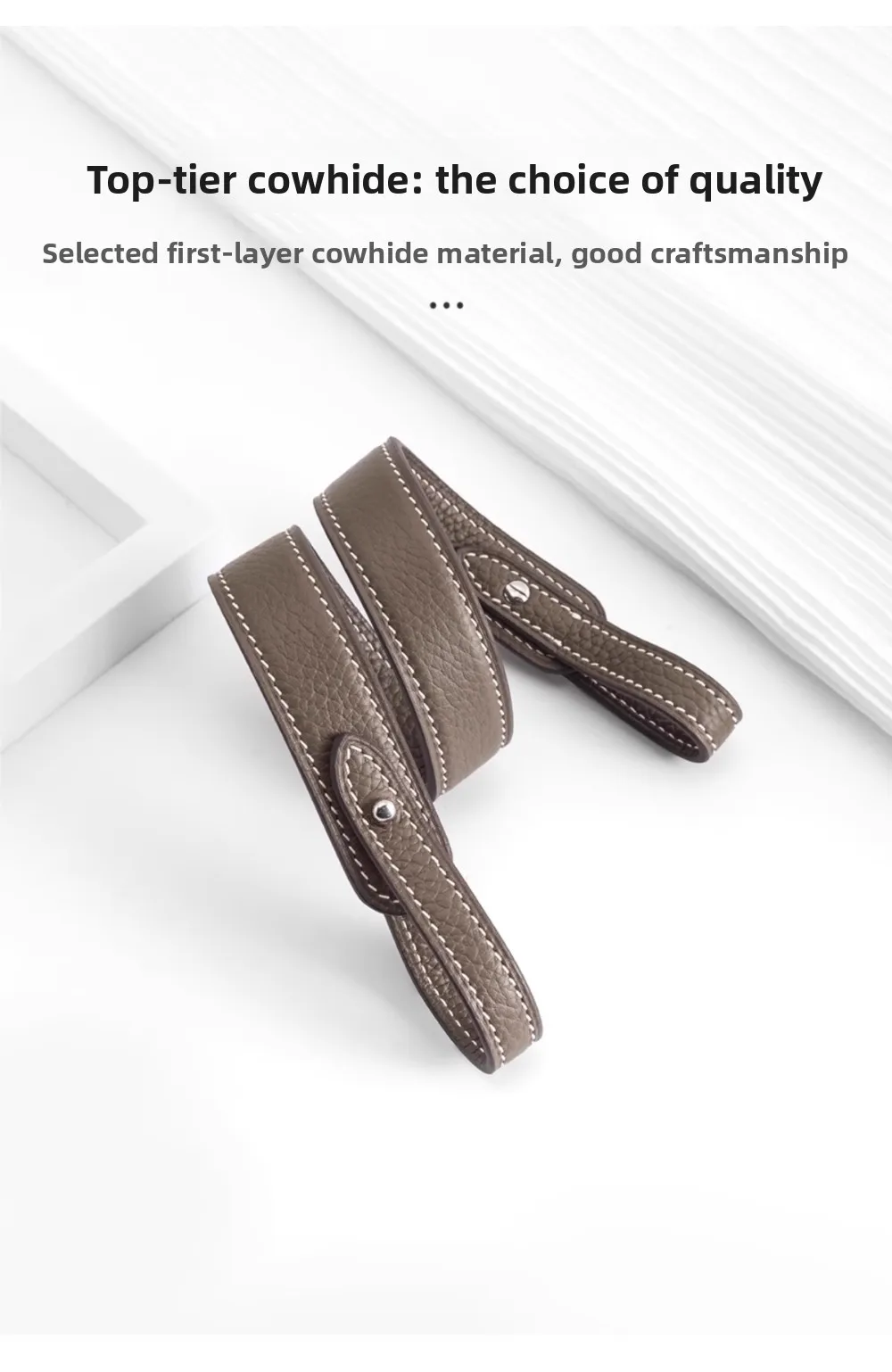 Leather Replacement Crossbody Bag Strap For Garden30 36 Mini23 Durable Fashion Good Quality Bag Modification Bag Accessories