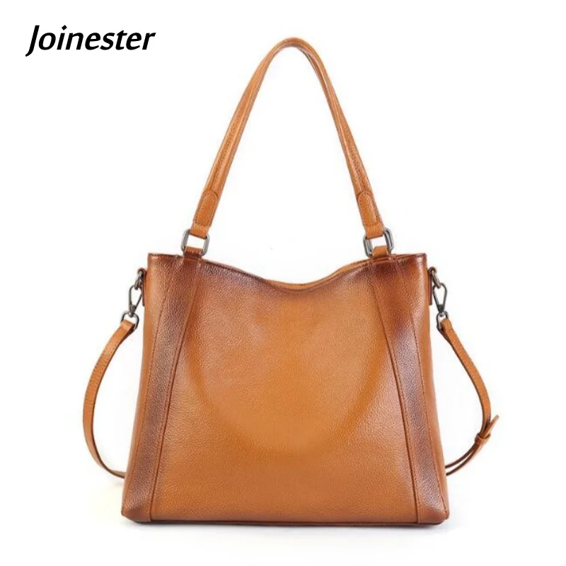 Women's Genuine Leather Large Casual Tote Bag