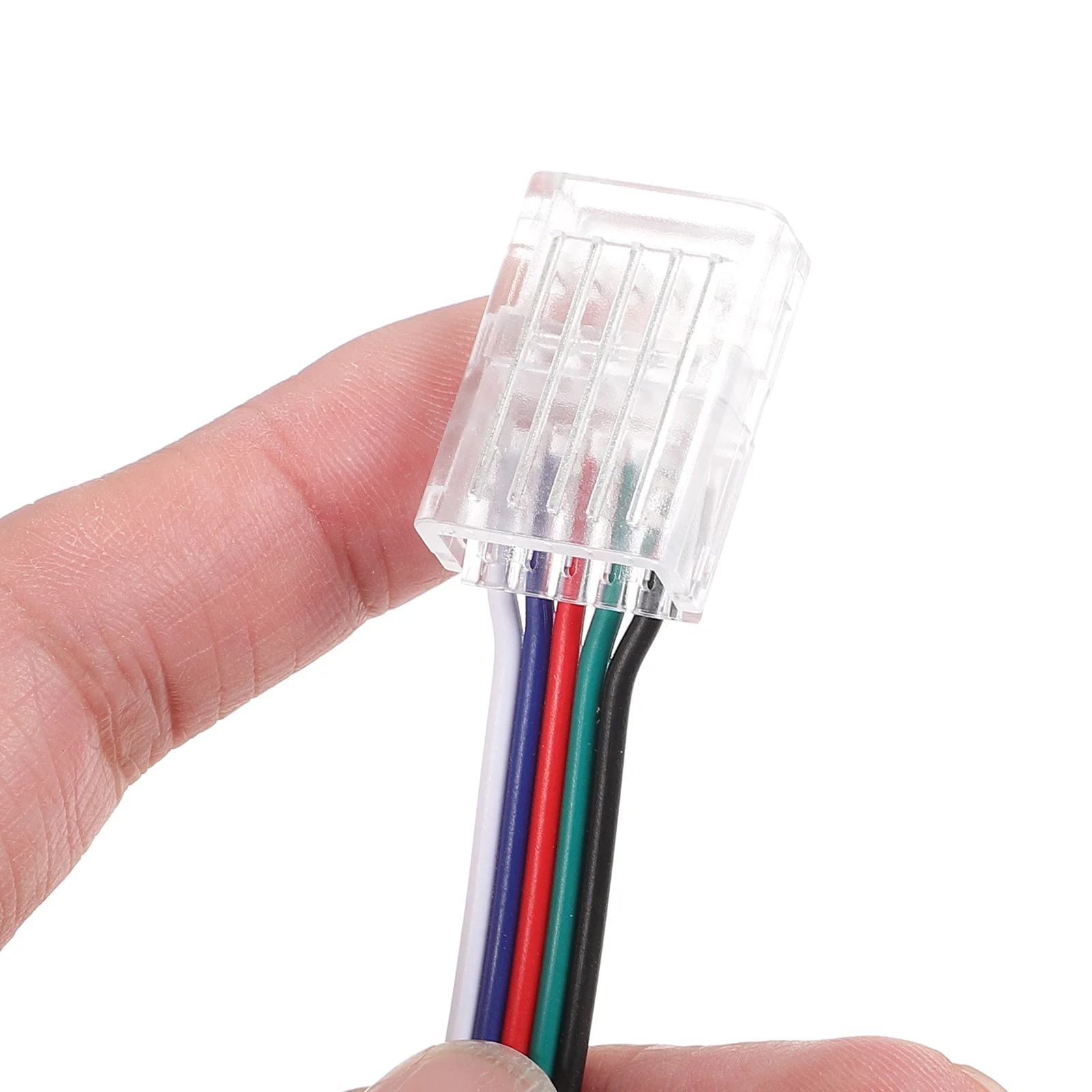 

1Set LED Strip Connector 12mm Rgb Solderless 5 Pin Connector Kit for LED Light Strip Connection Extension Lighting Accessories