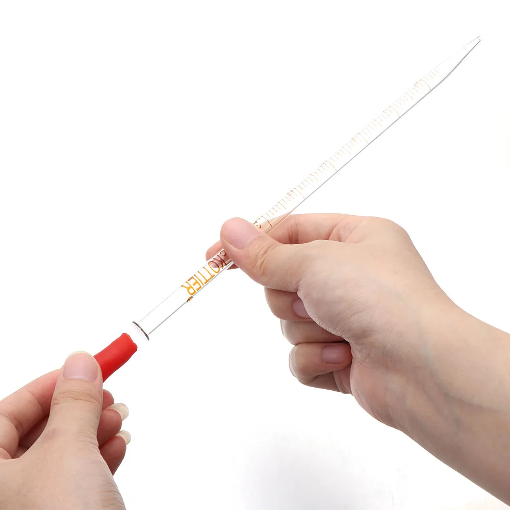 1/5pcs Multi-function With Scale Line Lab Supplies Test Tubes Graduated Pipettes Liquid Transfer Rubber Head Glass Dropper