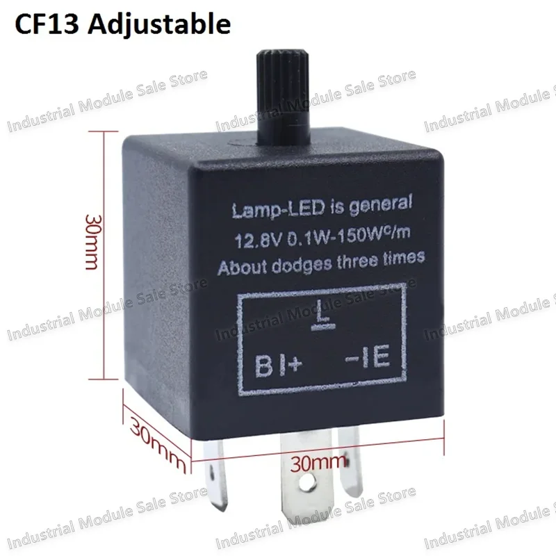 1 PCS JL-02 CF13/CF14 Relay Adjustable / Fixed Frequency Flasher Car Turning LED Light Flashing relay