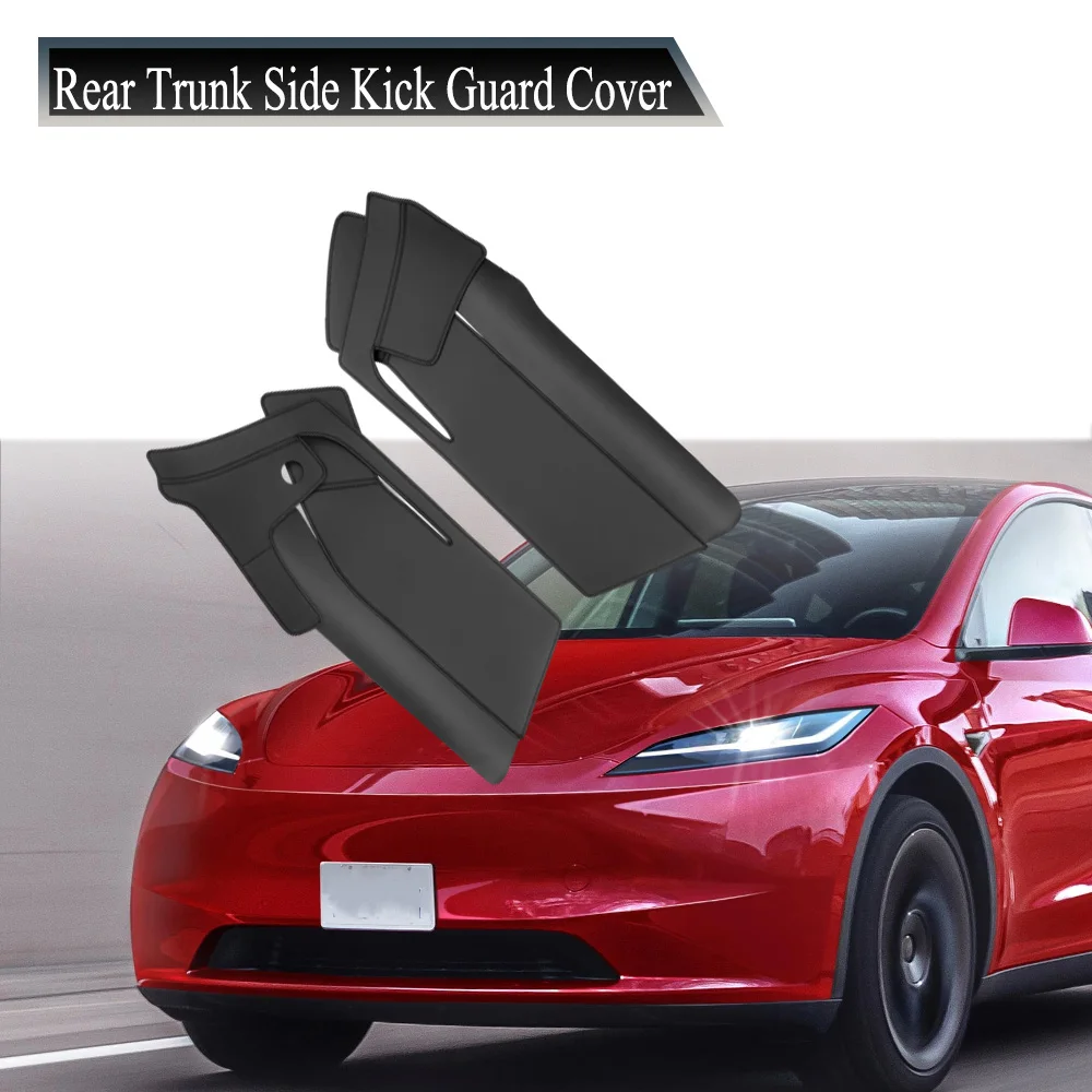 

2pcs For Tesla Model Y Juniper 2025-2026 Rear Trunk Side Kick Guard Cover Left and Right Protection Car Anti-dirty Accessories