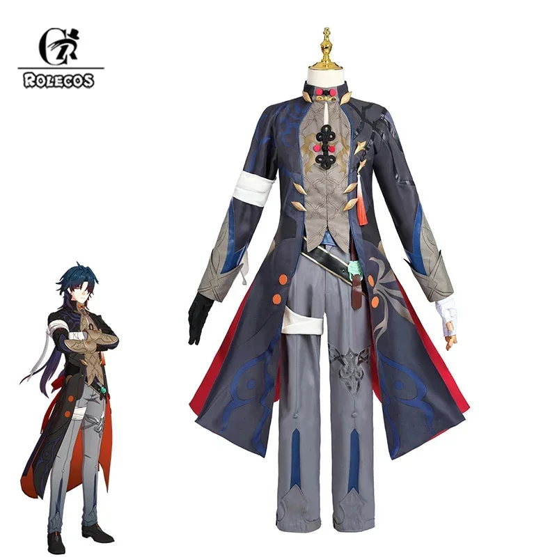 ROLECOS Honkai Star Rail Blade Cosplay Costume Stellaron Hunters Blade Men Cosplay Ancient Style Male Full Suit