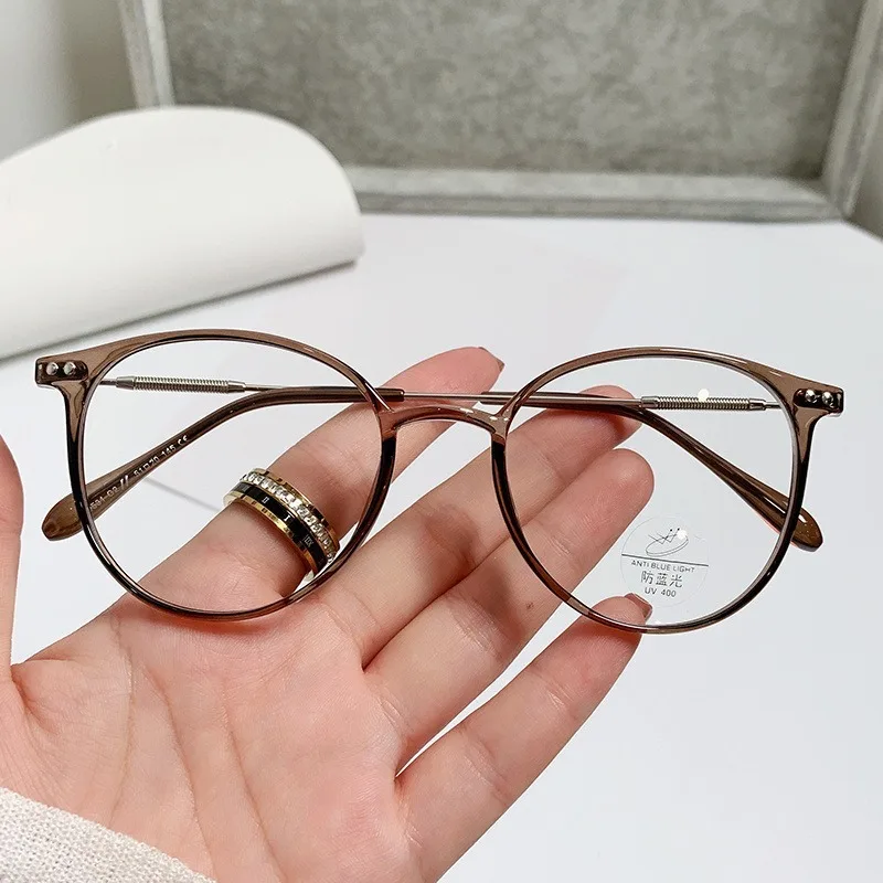 2pcs New Style Simple Black-Frame Clear Lens Fashion Glasses Large Frame Versatile for Street Style Women'S Fashion Accessory view 5