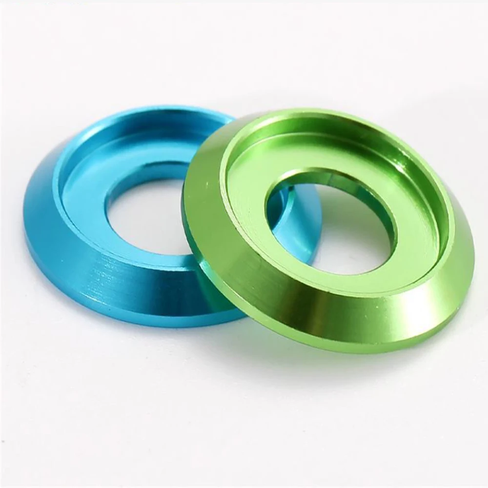 10pcs colourful Aluminum cup head washer for button head screw M2 M2.5 M3 M4 M5 M6 M8