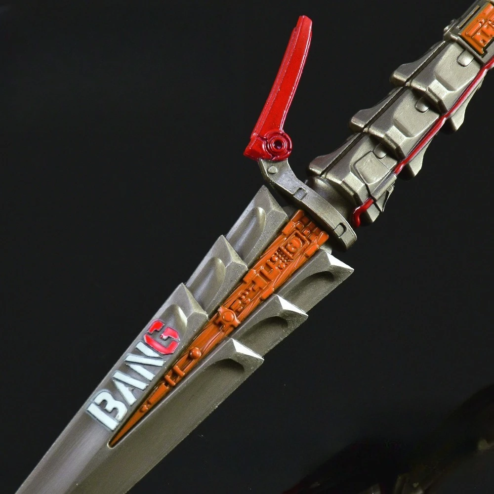 23cm Delta Force Hackclaw Data Knife Game Peripheral weapons Model Holster Edition Metal Craft Collectible Ornament Boy Toy Gift